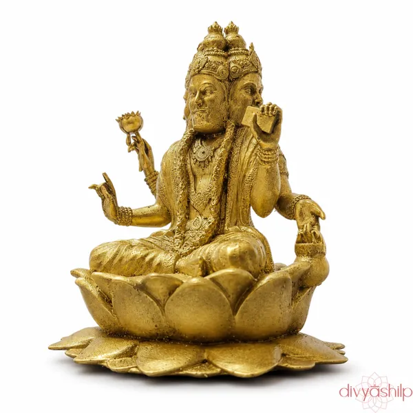 Gold_Bramhaji_Resin_Idol_for_Home_Decor