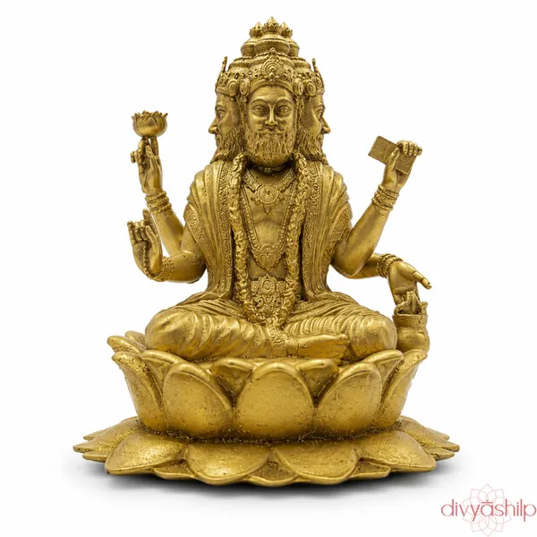 Gold_Bramhaji_Resin_Idol_for_Home_Decor