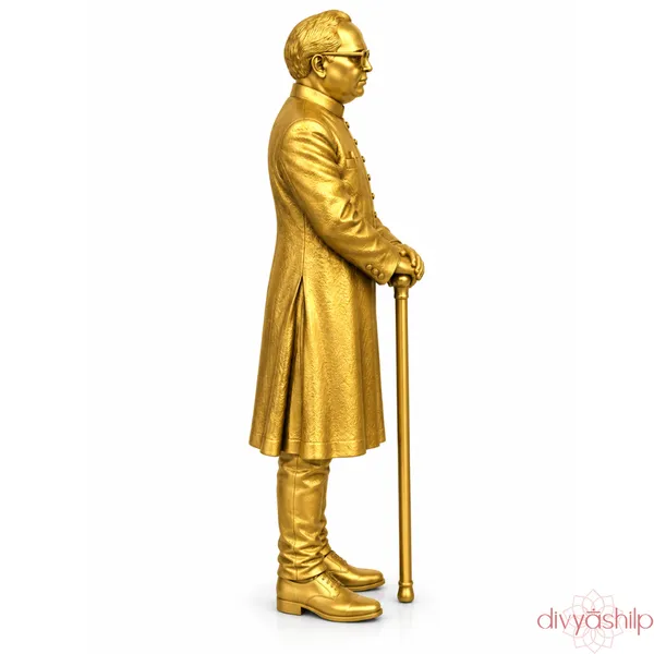 Gold_Dr._B.R._Ambedkar_with_stick_Resin_Idol_For_Home_Decor