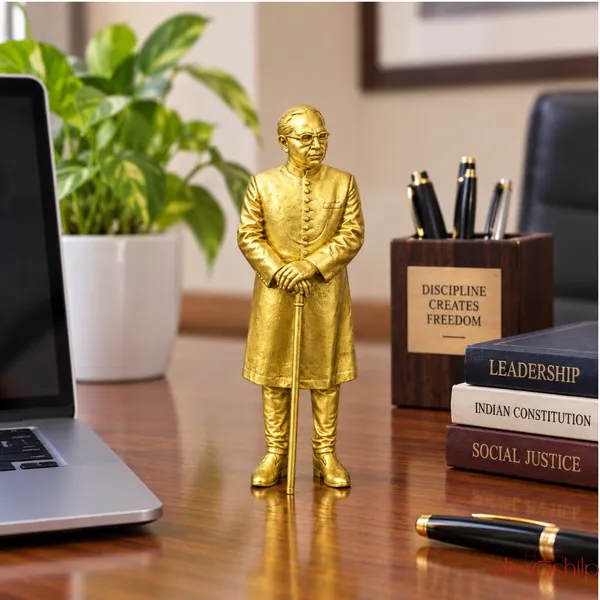 Gold_Dr._B.R._Ambedkar_with_stick_Resin_Idol_For_Home_Decor