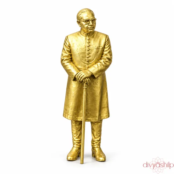 Gold_Dr._B.R._Ambedkar_with_stick_Resin_Idol_For_Home_Decor