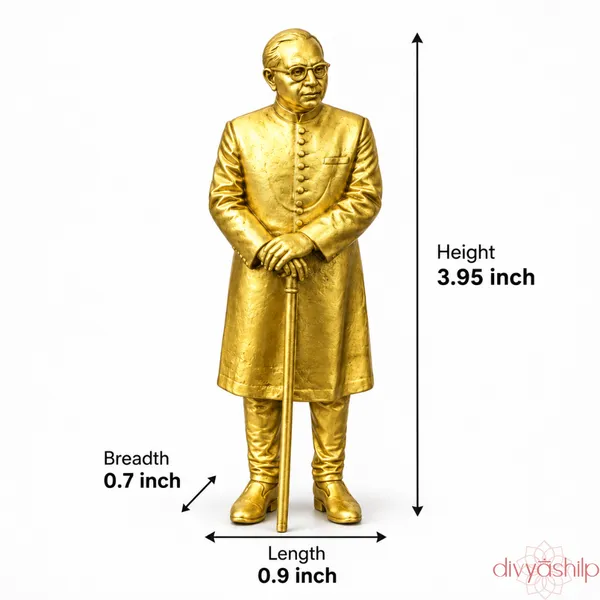 Gold_Dr._B.R._Ambedkar_with_stick_Resin_Idol_For_Home_Decor