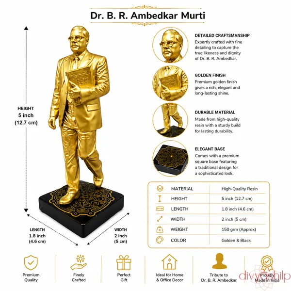 Gold_Dr._B._R._Ambedkar_Resin_Walking_Statue_Finish_Idol_for_home_decor