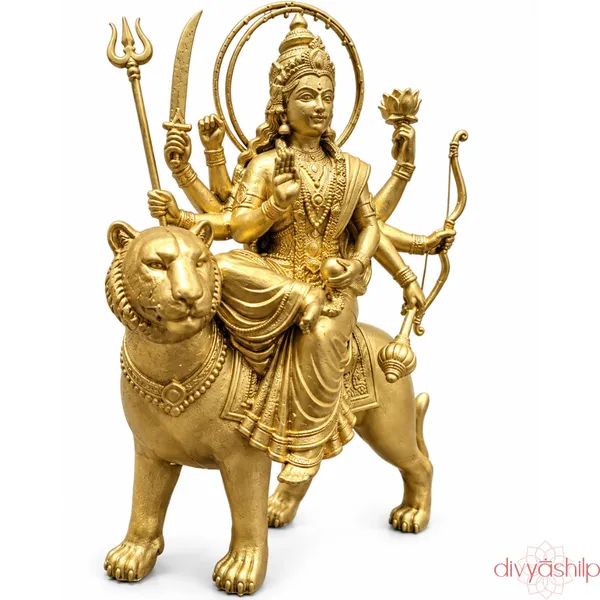 Gold_Durga_ji_Resin_Idol_For_Home_Decor