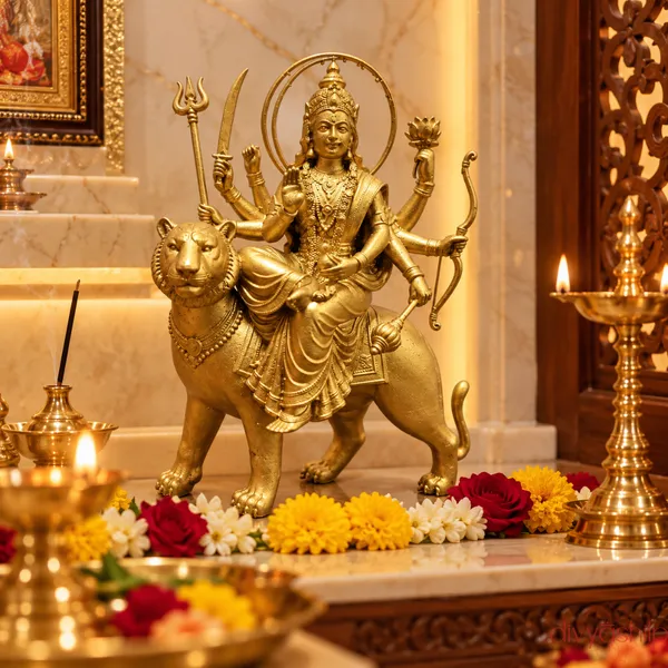 Gold_Durga_ji_Resin_Idol_For_Home_Decor