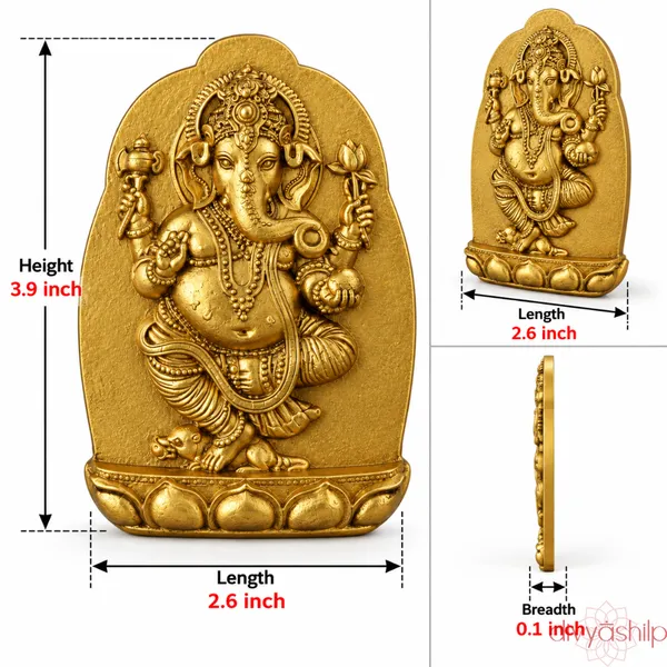 Gold_Ganesh_ji_Stone_Idol_For_Home_Decor