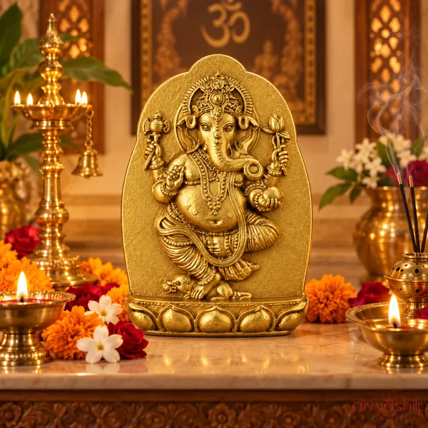 Gold_Ganesh_ji_Stone_Idol_For_Home_Decor