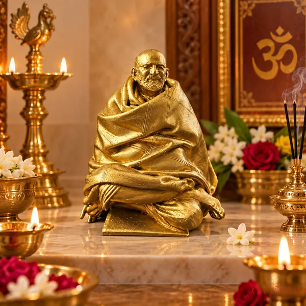 Gold_Neem_Karoli_Baba_Resin_Idol_For_Home_Decor