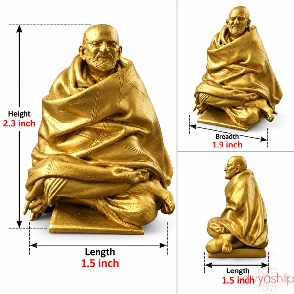Gold_Neem_Karoli_Baba_Resin_Idol_For_Home_Decor