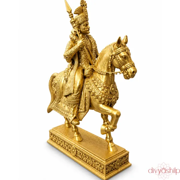 Gold_Ramdev_Baba_Resin_Idol_For_Home_Decor