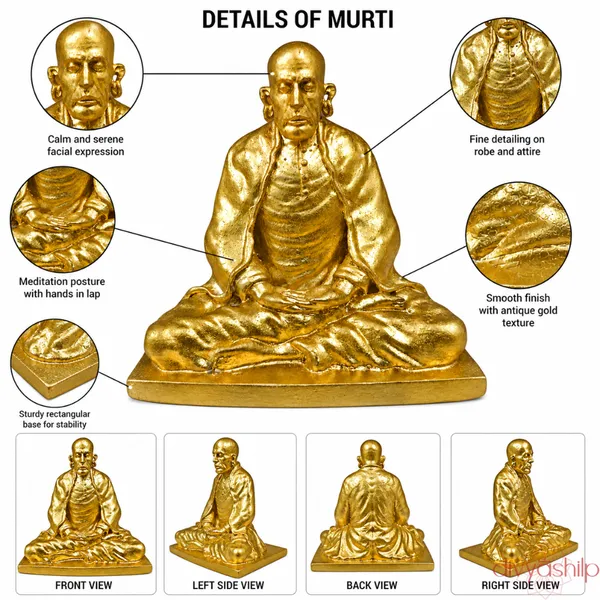 Gold_Swami_Samarthji_Resin_Idol_for_Home_Decor