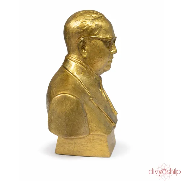 Gold_Dr_B_R_Ambedkar_Brass_Half_Bust_Idol_For_Home_Decor