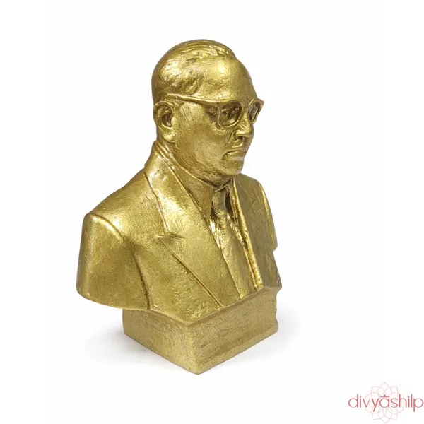 Gold_Dr_B_R_Ambedkar_Brass_Half_Bust_Idol_For_Home_Decor