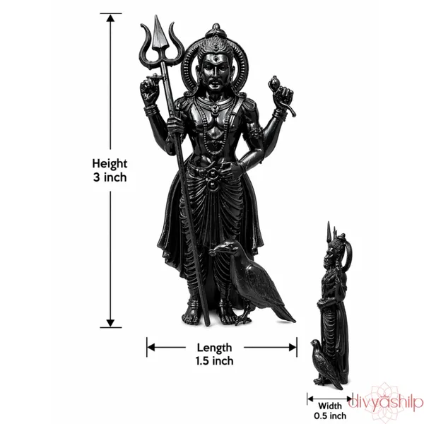 Black_Shani_Dev_Resin_Metallic_Standing_Idol_For_Home_Decor