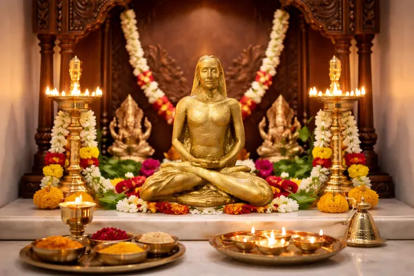 Gold_Mahavatar_Babaji_Brass_Meditation_Pose_Idol_For_Home_Decor