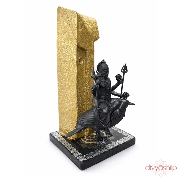Black_Shani_Dev_Aluminium_Finish_Idol_For_Home_Decor