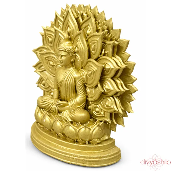 Gold_Gautam_Buddha_Resin_Finish_Idol_For_Home_Decor