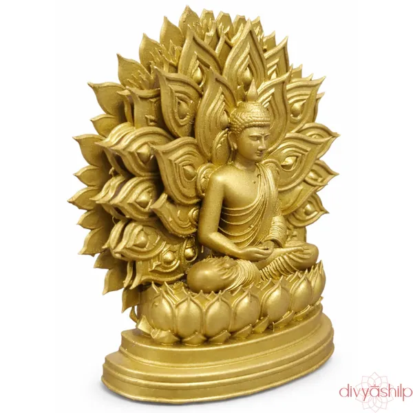 Gold_Gautam_Buddha_Resin_Finish_Idol_For_Home_Decor