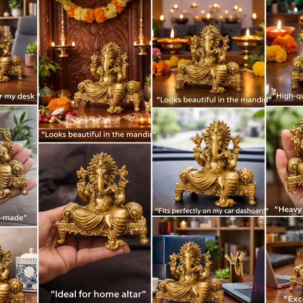 Gold_Resin_Ganesha_Idol_For_Home_Decor