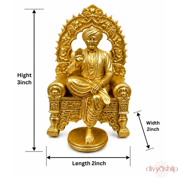 Gold_Jalaram_Bappa_Resin_Seated_Idol_For_Home_Decor