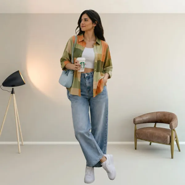 Orange_Multicolor_Rayon_Casual_Shirt_For_Women