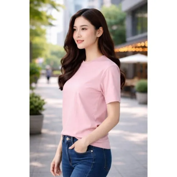 Pink_Cotton_Lycra_Oversized_T_Shirt_For_Women