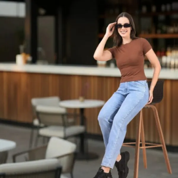 Brown_Cotton_Lycra_Crop_Top_For_Women