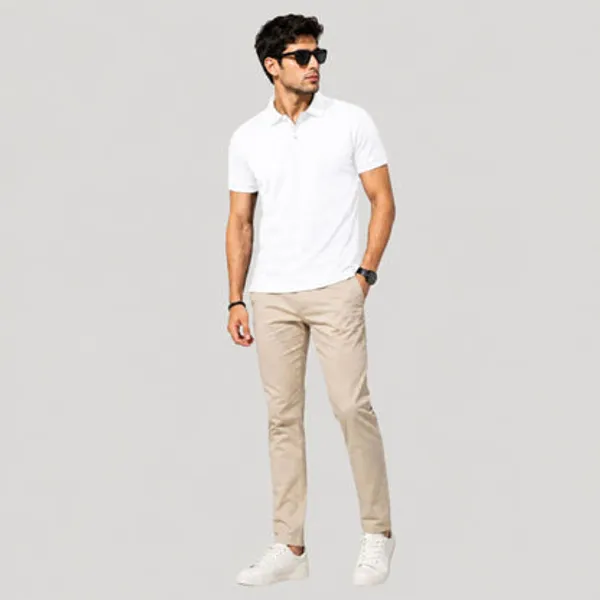 White_Cotton_Polyester_Polo_T_Shirt_For_Men