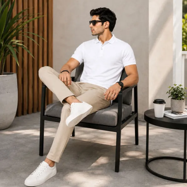 White_Cotton_Polyester_Polo_T_Shirt_For_Men