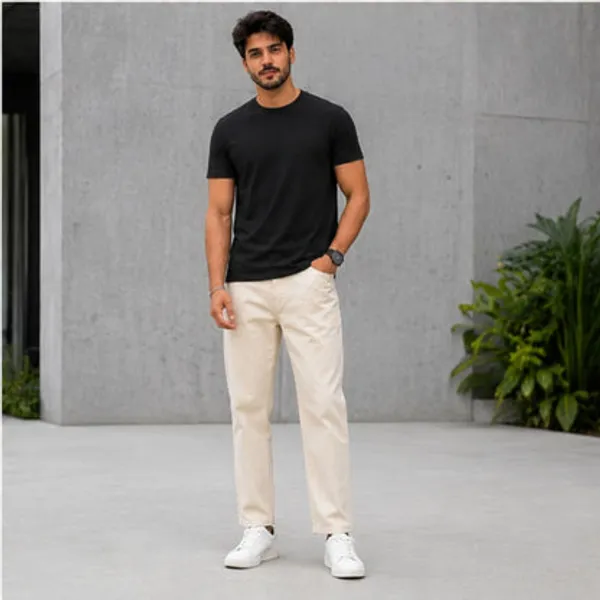 Black_Cotton_Lycra_Oversized_T_Shirt_For_Men