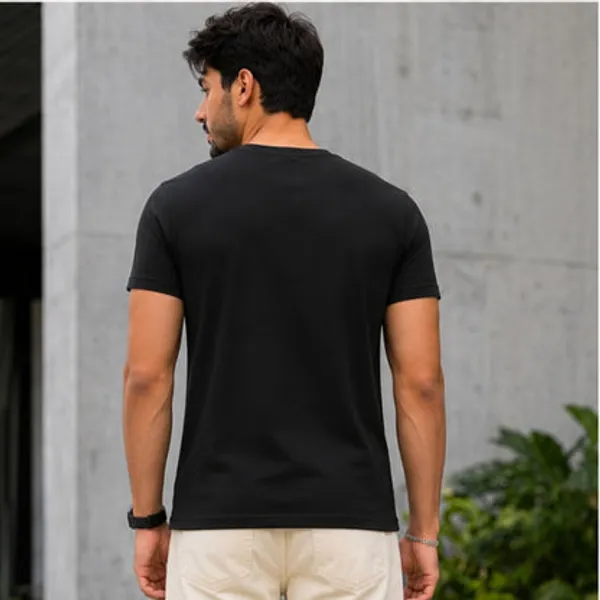 Black_Cotton_Lycra_Oversized_T_Shirt_For_Men