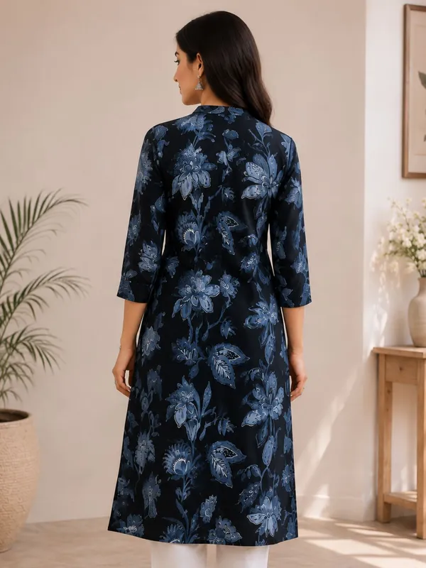Blue_Black_Printed_Rayon_kurti