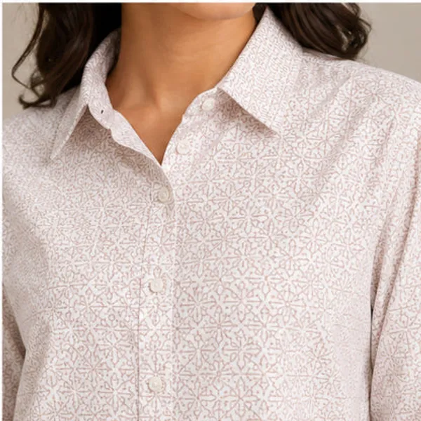 Rust_Cotton_Geometric_Print_Shirt_For_Women