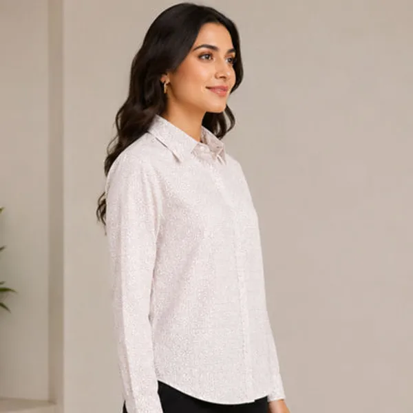 Rust_Cotton_Geometric_Print_Shirt_For_Women