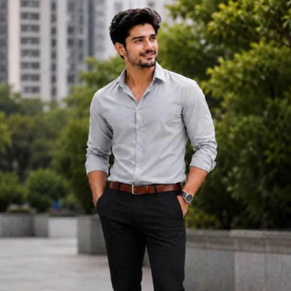 Grey_Cotton_Shirt_For_Men