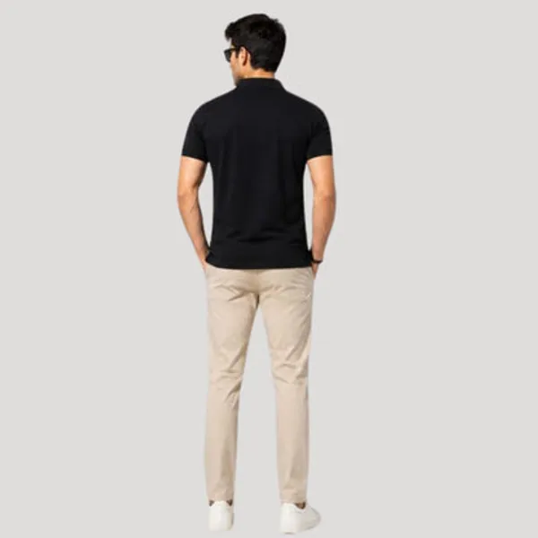 Black_Cotton_Polyester_Polo_T_Shirt_For_Men