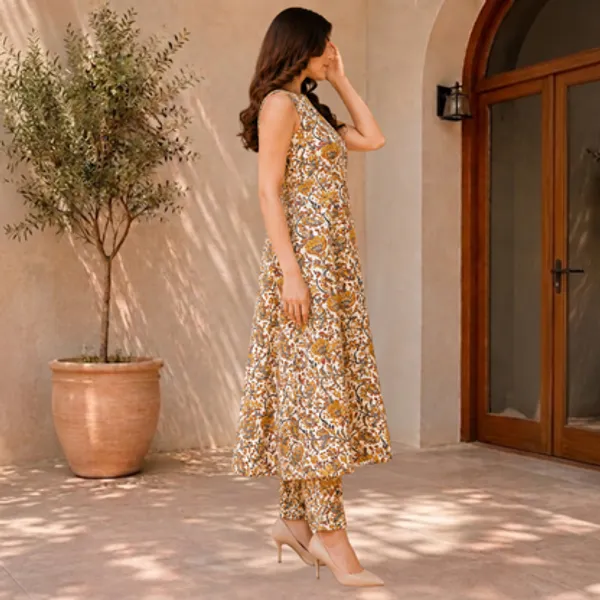 Yellow_Cotton_Sleeveless_Co_Ord_Set_For_Women