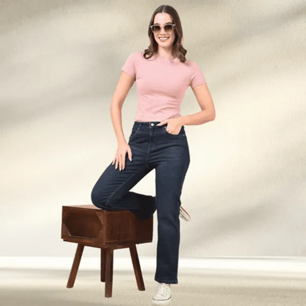 Pink_Cotton_Lycra_Slim_Fit_Crop_Top_For_Women