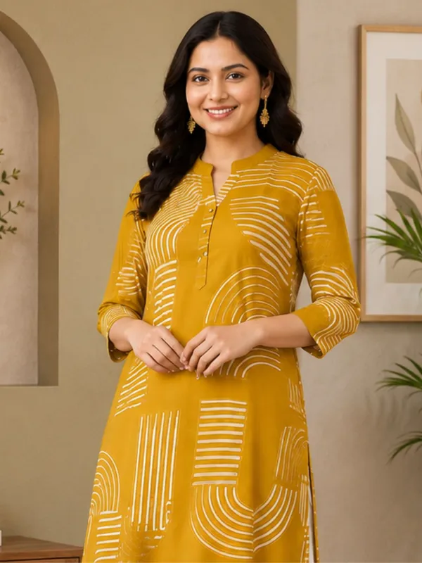 Yellow_Rayon_kurti