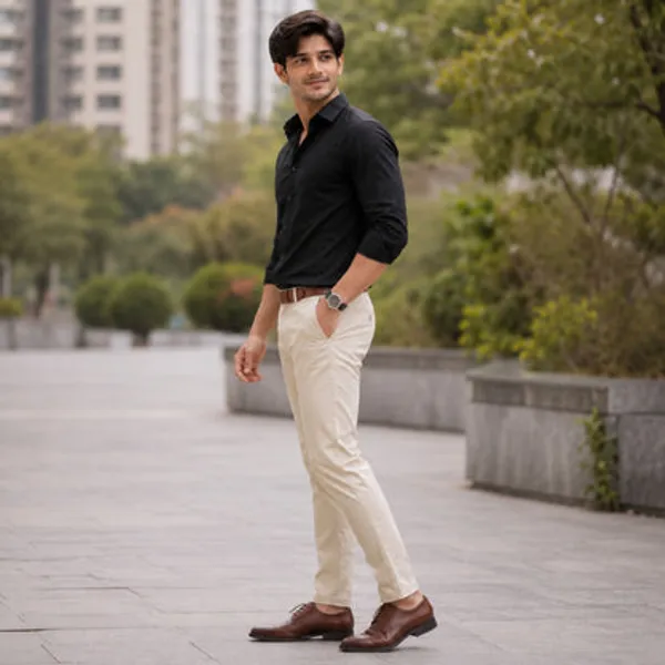 Black_Cotton_Formal_Shirt_For_Men