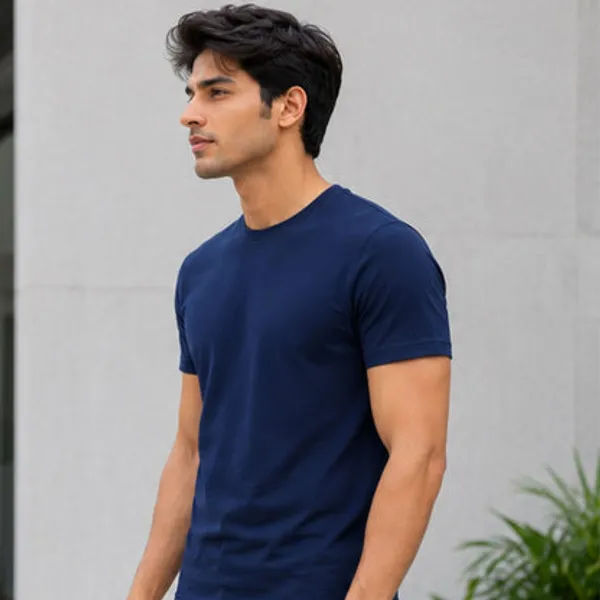 Navy_Cotton_Lycra_Oversized_T_Shirt_For_Men
