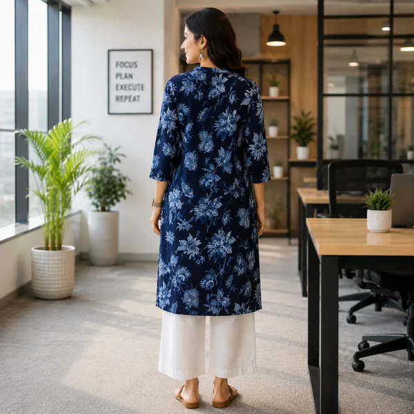 Blue_Floral_Printed_Straight_Kurta