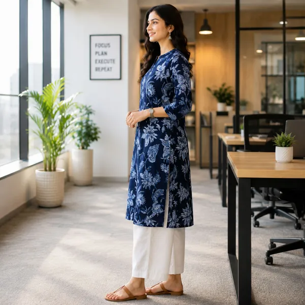 Blue_Floral_Printed_Straight_Kurta