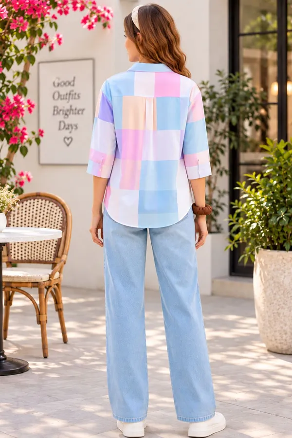 Multicolor_Digital_Print_Casual_Shirt_For_Women_|_100%_Pure_Cotton