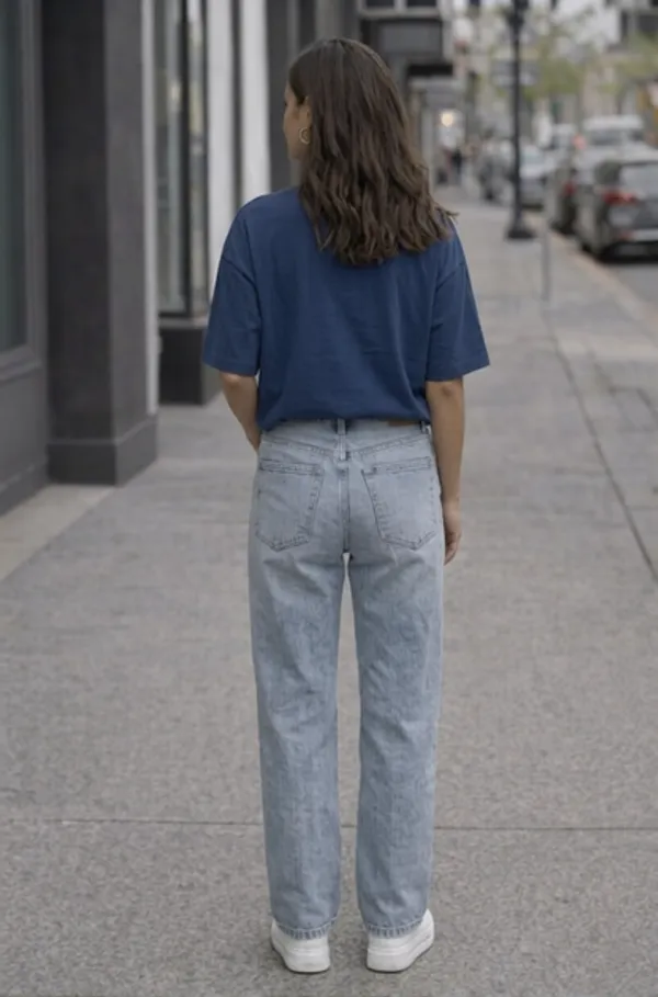 Navy_Cotton_Lycra_Oversized_T_Shirt_For_Women