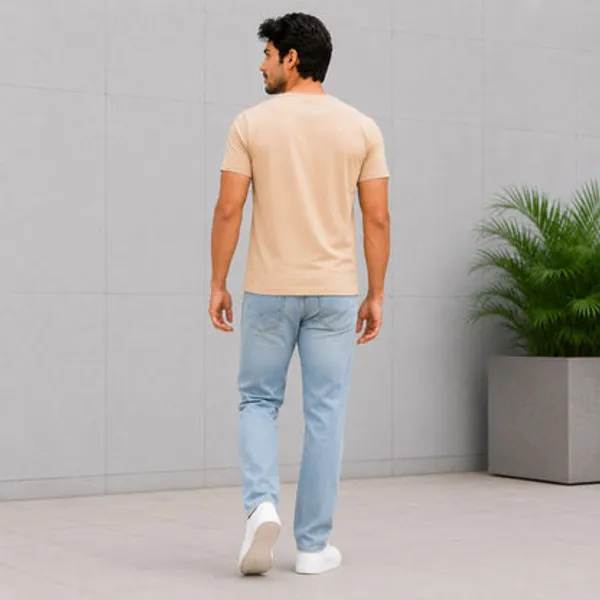 Beige_Cotton_Lycra_Oversized_T_Shirt_For_Men