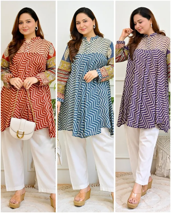 Blue_Printed_A-Line_Kurta_Set_for_Women