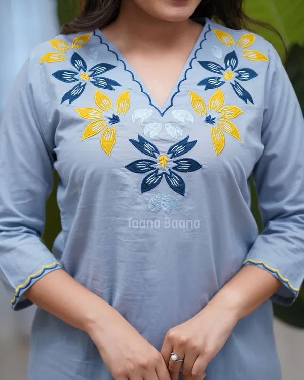 Blue_Cotton_Embroidered_Kurta_Pant_Dupatta_Set_For_Women