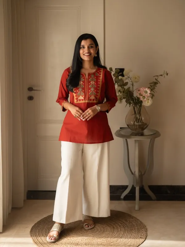 Red_Embroidered_Straight_Kurta_for_Women