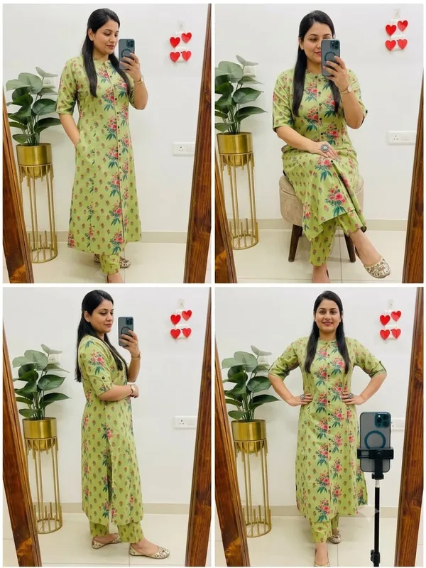 Green_Floral_Printed_Kurta_Set_for_Women
